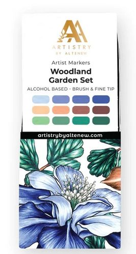 Woodland Garden Artist Alcohol Markers Set L