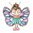 Cling - Mini Oddball Butterfly Girl