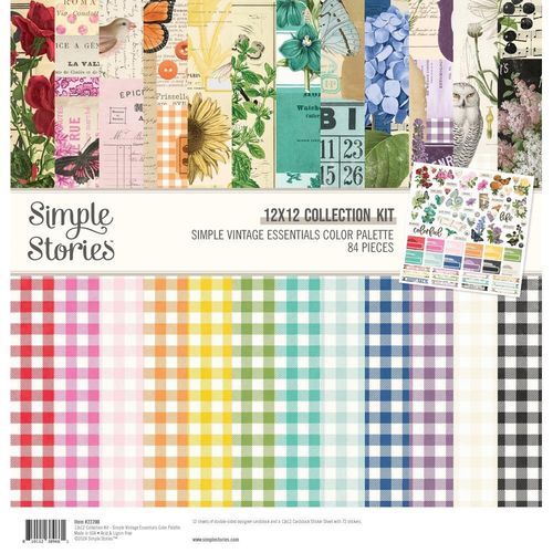 Simple Stories Collection Kit - Simple Vintage Essentials Color Palette