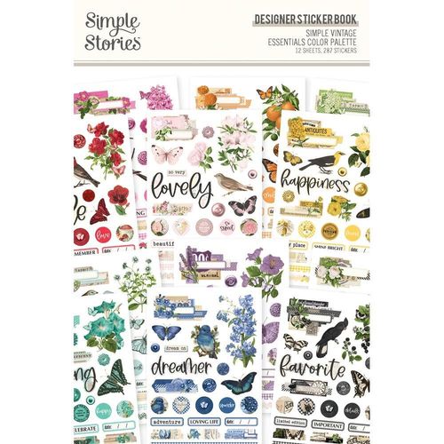Simple Stories Sticker Book - Designer, Color Palette