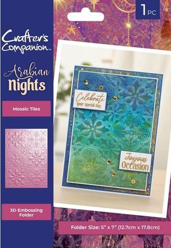 3D Prägeschablone Arabian Nights - Mosaic Tiles