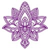 Schablone Decorative Lotus