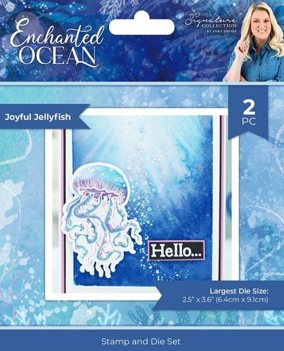 Clear Set und Stanzschablone - Enchanted Ocean - Joyful Jellyfish
