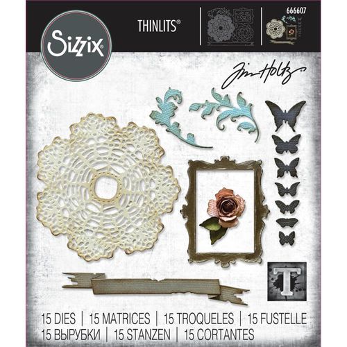 Sizzix Thinlits - Tim Holtz Vault Boutique
