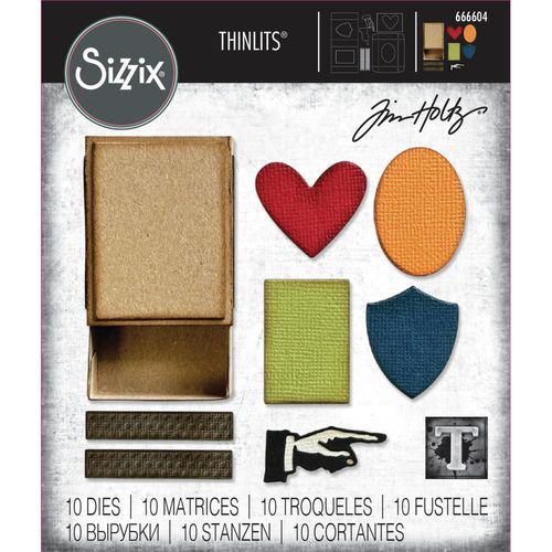Sizzix Thinlits - Tim Holtz Vault Matchbox