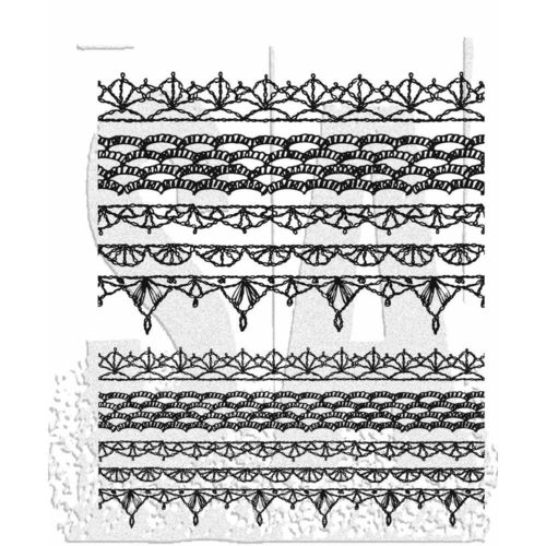 Crochet Trims (Cling Set)