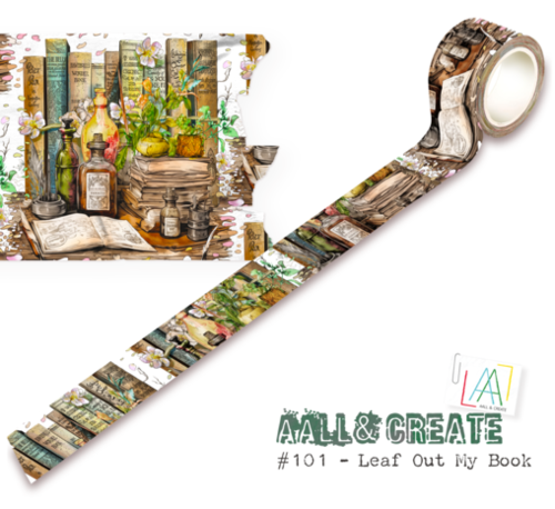 AALL & Create Washi Tape #100 Leaf Out My Book