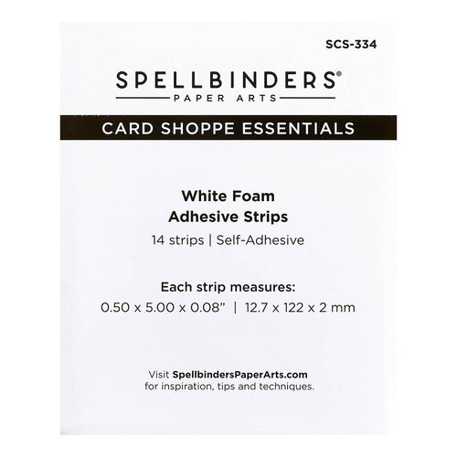 Spellbinders White Foam Adhesive Strips 2mm