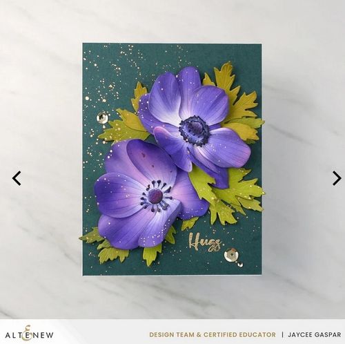 Stanzschablone Craft-A-Flower: Anemone Blue Poppy Layering