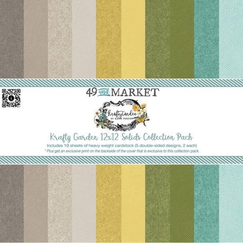 49 And Market Collection Paper Pack 12"x12" - Krafty Garden Solids