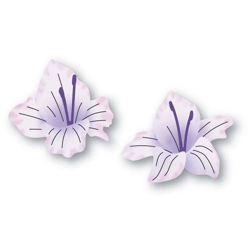 Stanzschablone Gladiola Floral Duo